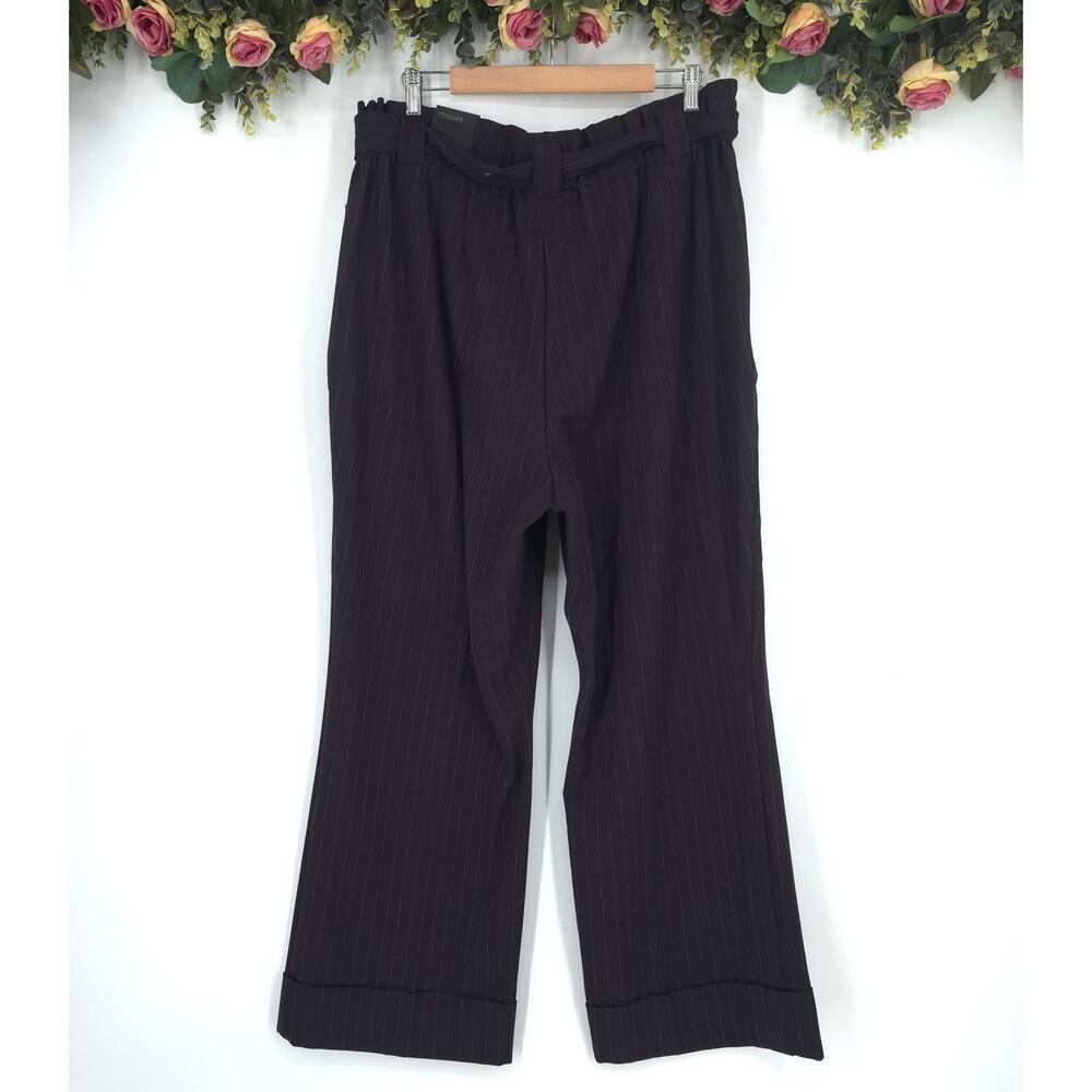 Lane Bryant Pin Stripe Plus Size Trouser Pants Size 20 Short - Picture 2 of 13